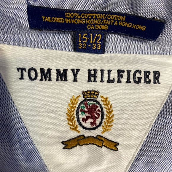 Vintage Tommy Hilfiger Blue Relaxed Fit Casual Shirt - Picture 10 of 12
